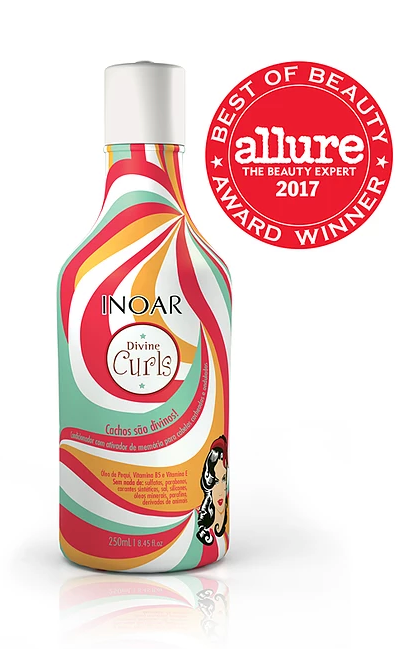 INOAR Divine Curls Conditioner - (250 ml)  8.45 fl oz - ADDROS.COM